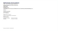 Desktop Screenshot of naehstube-schwabing.de